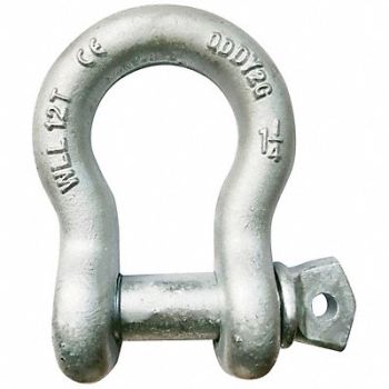 GRAINGER APPROVED Anchor Shackle Screw Pin 1-1/4 Body Sz, 55AY15