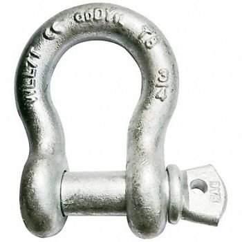 GRAINGER APPROVED Anchor Shackle Screw Pin 3/4 Body Size, 55AY22