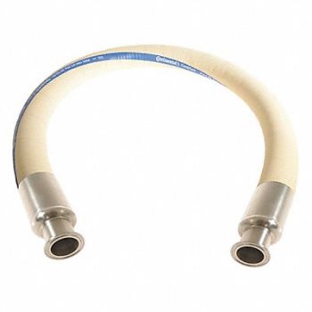 CONTINENTAL Food Grade Hose 2 ID x 25 ft White, 55CD15