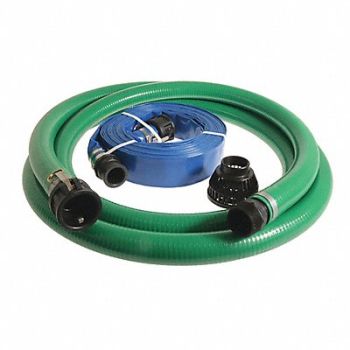 GRAINGER APPROVED Water Hose 4 ID x 20 ft 50 ft Green, 55CF89