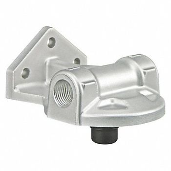 BALDWIN FILTERS Fuel Filter Base 3-1/4 L Gray Aluminum, 55CJ24