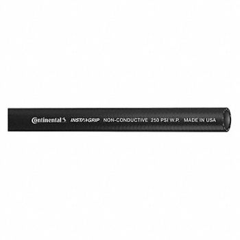 CONTINENTAL Air Hose 1/2 ID x 50 ft Black, 55CK67