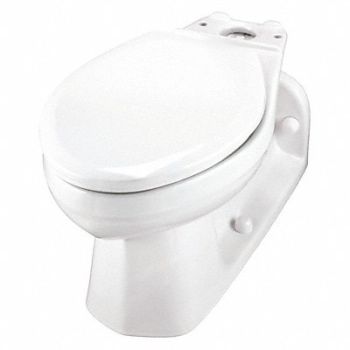 GERBER Toilet Bowl Elongated Floor w/BackOutlet, 55CP67