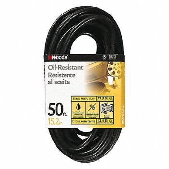 SOUTHWIRE Extension Cord 12 AWG 125VAC 50 ft L, 55CW39