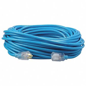 SOUTHWIRE Extension Cord 12 AWG 125VAC 100 ft L, 55CW46
