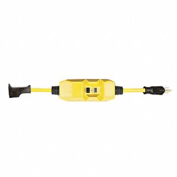 SOUTHWIRE Line Cord GFCI 2.0 ft Cord L Yellow, 55CW90
