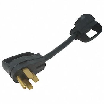 SOUTHWIRE Cord Adapter 10 AWG 12 Cord L Black, 55CW93