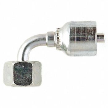 PARKER Crimp Fitting 90 Deg 1-1/4 ID M52-2 F, 55CZ66
