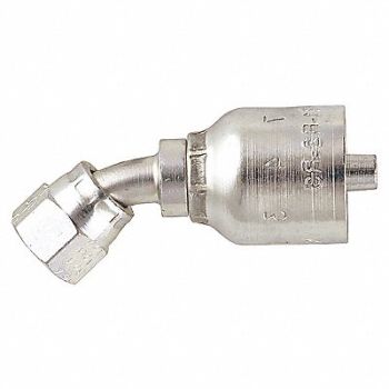 PARKER Crimp Fitting 45 Deg 1-5/8 F JIC, 55CZ86