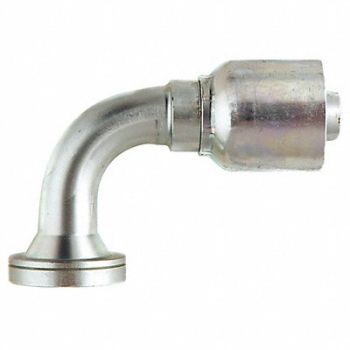 PARKER Crimp Fitting 90 Deg 1 I.D. M Flange, 55DA48