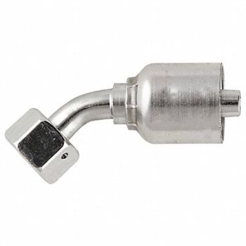 PARKER Crimp Fitting 45 Deg 3/4 I.D. M30-2 F, 55DA90