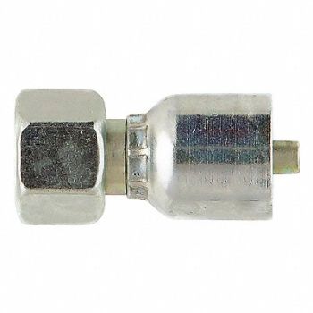 PARKER Crimp Fitting 1/4 I.D. M16-1.5 F Metric, 55DC11