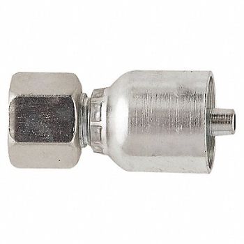 PARKER Crimp Fitting 1/4 I.D. M12-1.5 F Metric, 55DC41