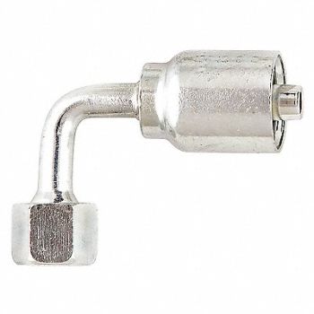 PARKER Crimp Fitting 90 Deg 1/2 I.D. F ORS, 55DD48