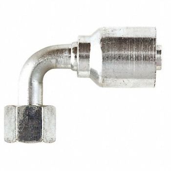 PARKER Crimp Fitting 90 Deg 1/2 I.D. F ORS, 55DD54