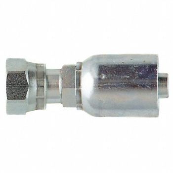 PARKER Crimp Fitting 1/2 I.D. 13/16 F ORS, 55DE02