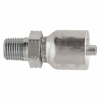 PARKER Crimp Fitting 1/2 I.D. 1/2 M BSPP, 55DE11