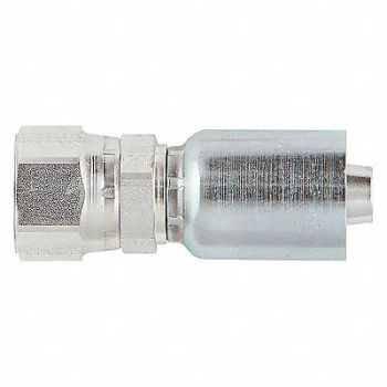 PARKER Crimp Fitting 1 I.D. M33-1.5 F Metric, 55DE17