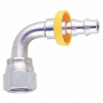 PARKER Hydraulic Hose Fitting Steel 3/4 -16 JIC, 55DF01