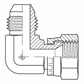 ADAPTALL Hose Adapter 3/4 JIS 3/4 JIS, 55DU91