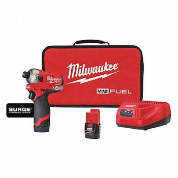 MILWAUKEE Hydraulic Driver Kit Pistol Grip 12VDC, 55EA17