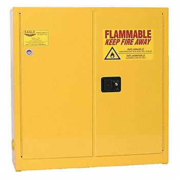 EAGLE K2478 Flammable Liquid Safety Cabinet Yellow, 55EA78