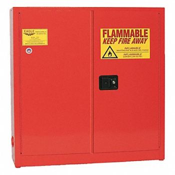EAGLE K2478 Flammable Liquid Safety Cabinet Red, 55EA79