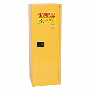 EAGLE K2475 Flammable Liquid Safety Cabinet Yellow, 55EA85