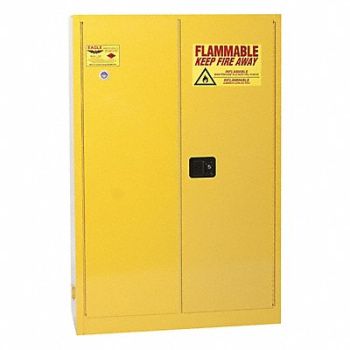 EAGLE K2471 Flammable Liquid Safety Cabinet Yellow, 55EA95