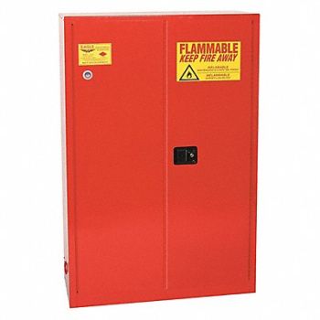 EAGLE K3013 Flammable Liquid Safety Cabinet Red, 55EC02