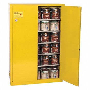 EAGLE K3014 Flammable Liquid Safety Cabinet Yellow, 55EC12
