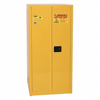 EAGLE K2472 Flammable Liquid Safety Cabinet Yellow, 55EC15