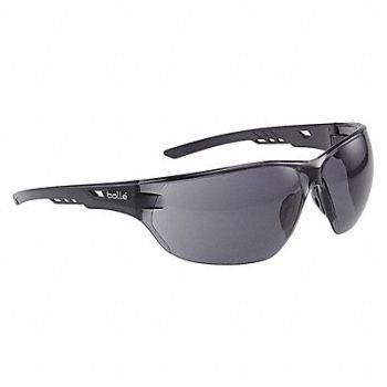 BOLLE SAFETY Safety Glasses Anti-Fog Coating Smoke PR, 55ED85