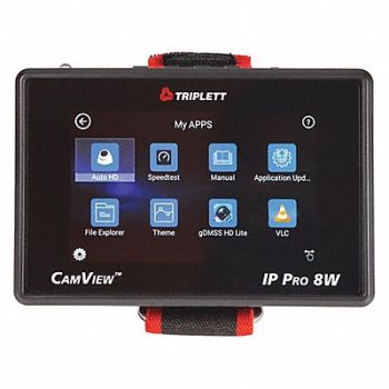 TRIPLETT HD CCTV Tester Gray Plastic, 55ED97
