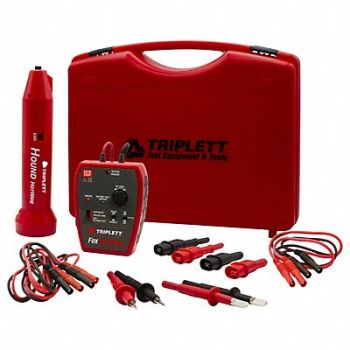 TRIPLETT Circuit Tracer Kit 0 to 250V AC/DC Case, 55EF34