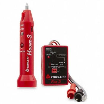 TRIPLETT Circuit Tracer Kit 0 to 120V AC Case, 55EF35
