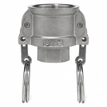 USA SEALING Cam and Groove Coupling 2 304 SS, 743P44