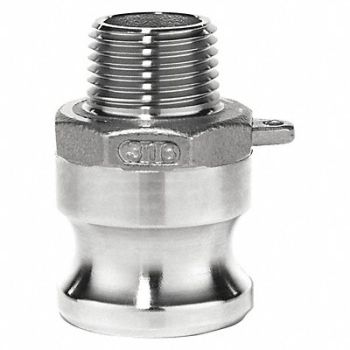 USA SEALING Cam and Groove Adapter 4 304 SS, 743P60