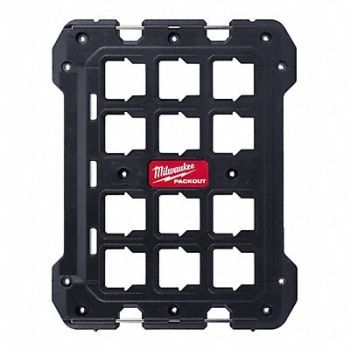 MILWAUKEE Black Mounting Plate Polymer, 55EK72