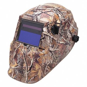 LINCOLN ELECTRIC Welding Helmet Auto-Darkening Brown, 55EL87