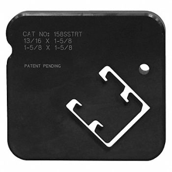 GREENLEE Single Strut Dies 3/4 H 1 5/8 L, 55EM48
