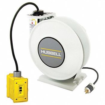 HUBBELL WIRING DEVICE-KELLEMS Extension Cord Reel 125VAC 45 ft L, 55EP56