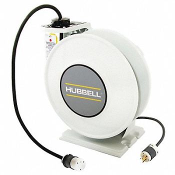 HUBBELL WIRING DEVICE-KELLEMS Extension Cord Reel 125VAC 45 ft L, 55EP57