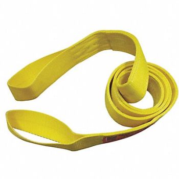 DAYTON Web Sling Flat Eye and Eye 2 Plies Nylon, 55ET57