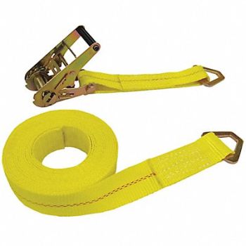 GRAINGER APPROVED Tie Down Strap Ratchet 27 ft L, 55ET66