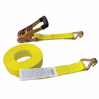 GRAINGER APPROVED Tie Down Strap Ratchet 27 ft L, 55ET77