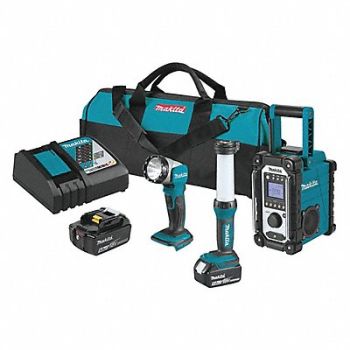 MAKITA Cordless Combination Kit 3 Tools 18V DC, 55FD42