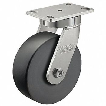 ALBION Kingpinless Plate Caster Wheel 2 W, 55FE39