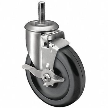COLSON Stem Caster Swivel 3-1/2 Wheel Dia, 56HE32