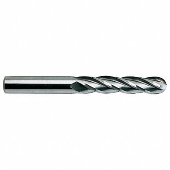 YG-1 TOOL COMPANY Ball End Mill Single End 1 Carbide, 55FM38